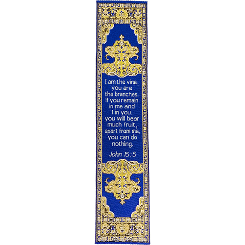 Nurse Gift, Themed Assortment of 4 Woven Fabric Bible Verse Bookmarks, Silky Soft & Flexible Religious Bookmarkers for Novels Books & Bibles, Woven Design, Memory Verse Gift