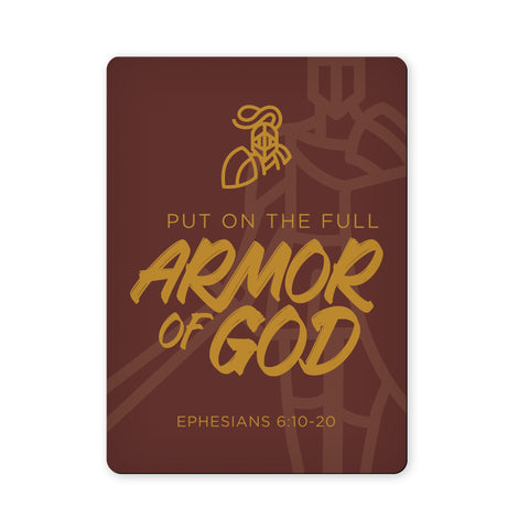 Put on the Full Armor of God - Ephesians 6:10-20 - Scripture Magnet