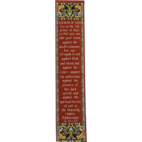 single silky soft fabric bible verse bookmark