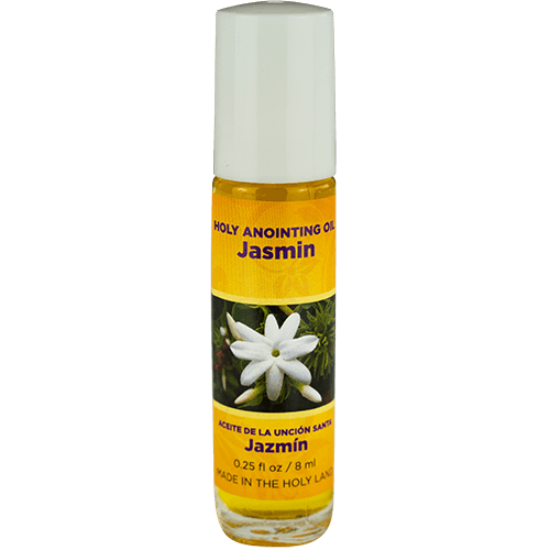 picture of a single 1/4 oz bottle of holy anointing oil made in Jerusalem