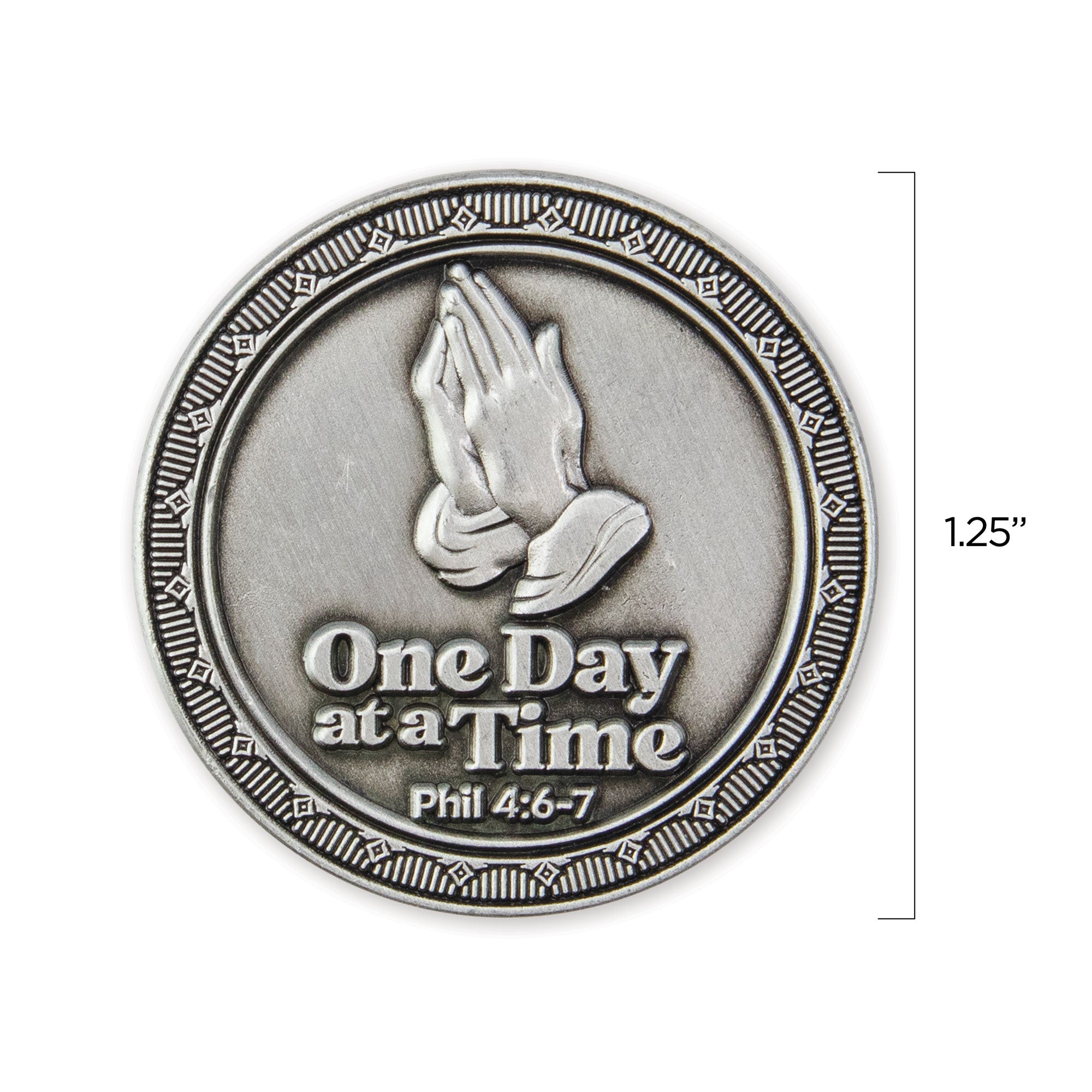 Serenity Prayer & One Day at a Time Love Expression Coin