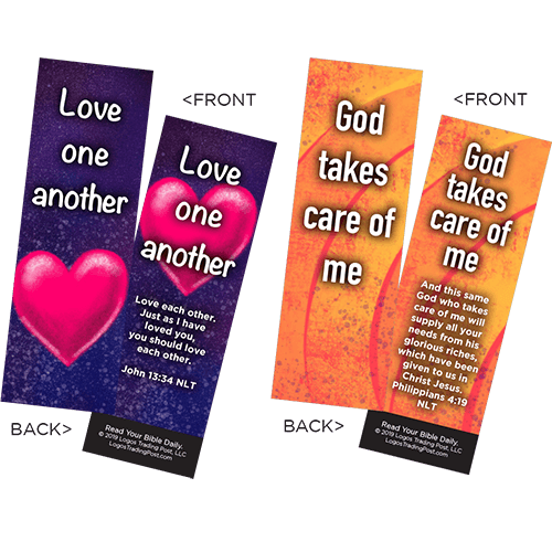 Children's Memory Verse Bookmarks, Variety Pack of 60 - Assortment 2
