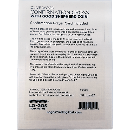 Good Shepherd Confirmation - Medium Deluxe Comfort Cross in Gift Box