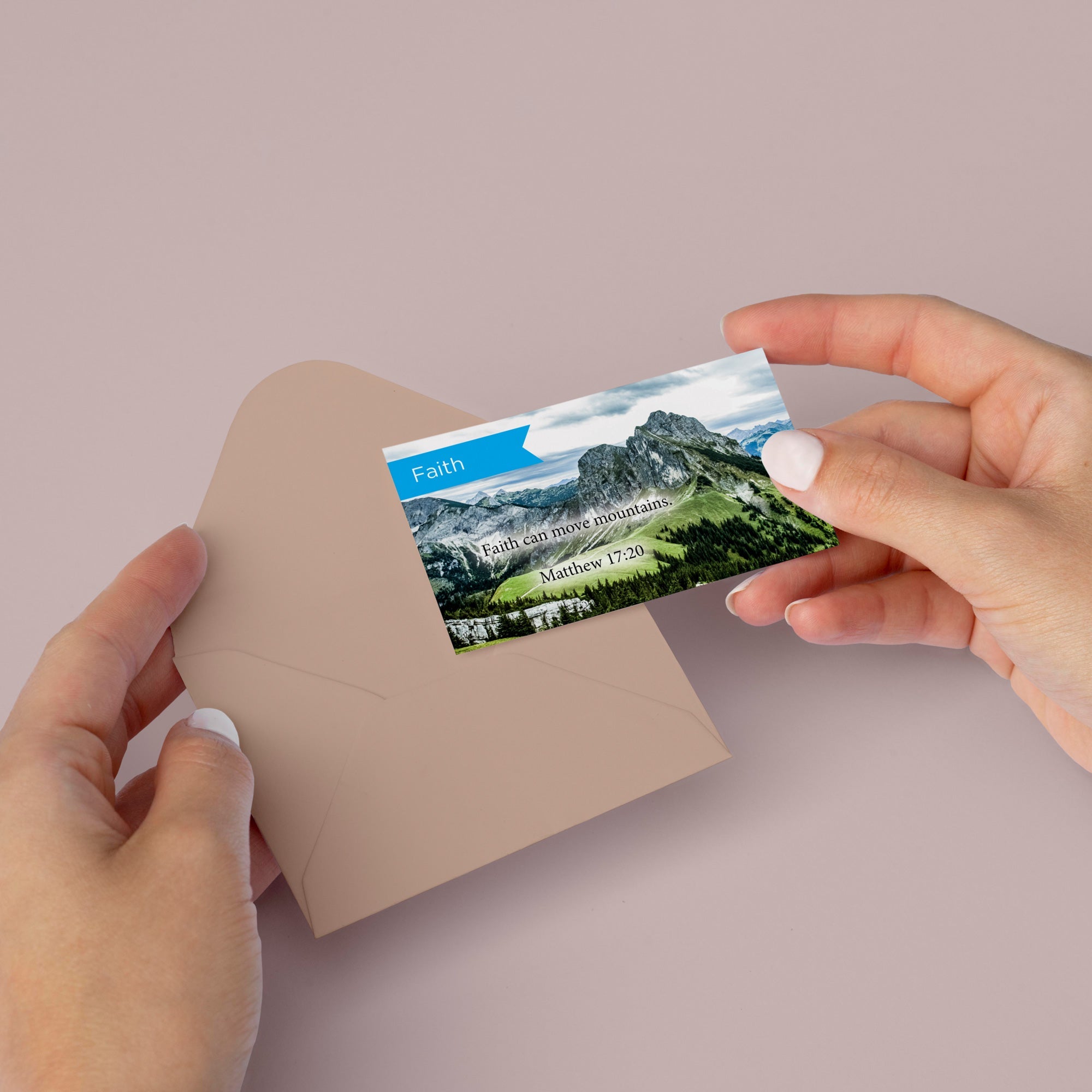 Pass Along Scripture Cards, Faith, Matt 17:20, Pack 25