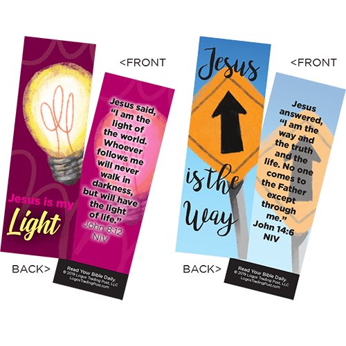 Children's Memory Verse Bookmarks, Variety Pack of 60 - Assortment 1