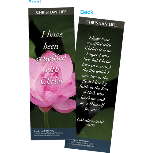 I Have Been Crucified with Christ Bookmarks, Pack of 25 - Christian Bookmarks