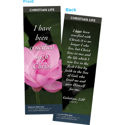 I Have Been Crucified with Christ Bookmarks, Pack of 25 - Christian Bookmarks