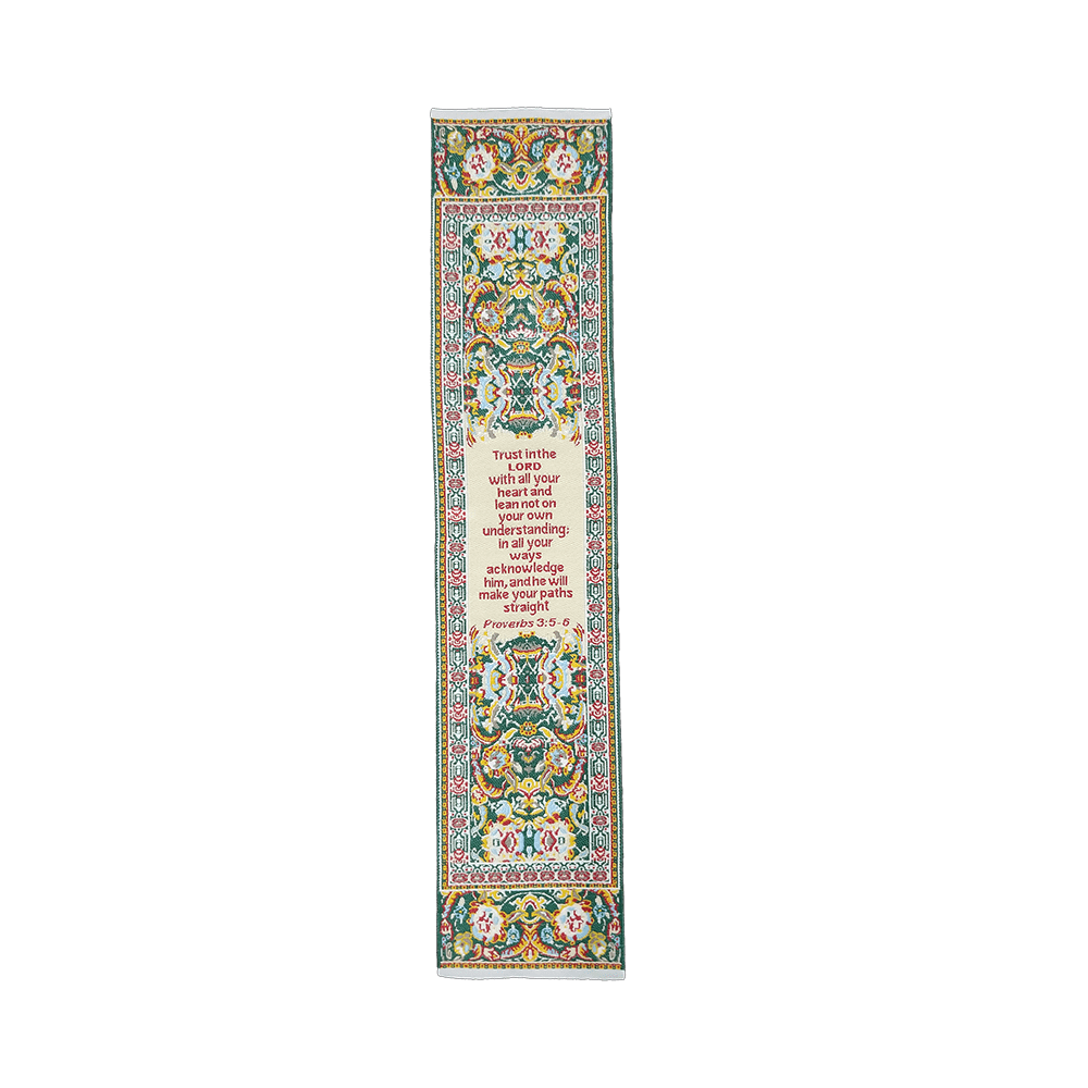 Fabric Bookmark Assortment #5 - 4 Woven Logos Bookmarks - Logos Trading Post, Christian Gift