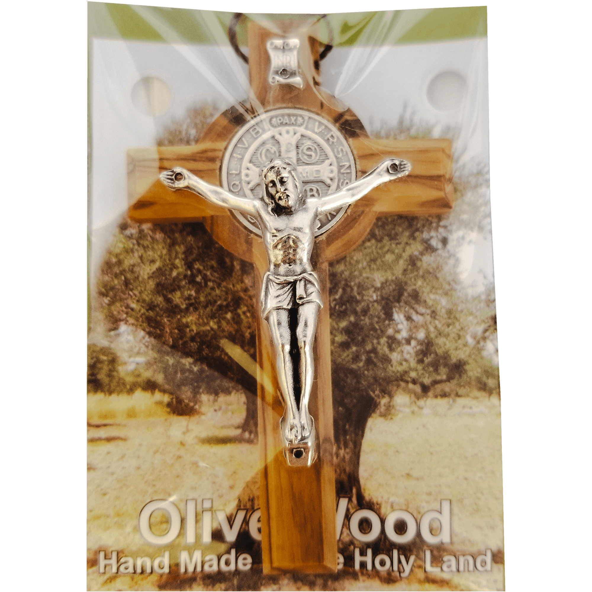 Saint Benedict 3" Cross Necklace - Small