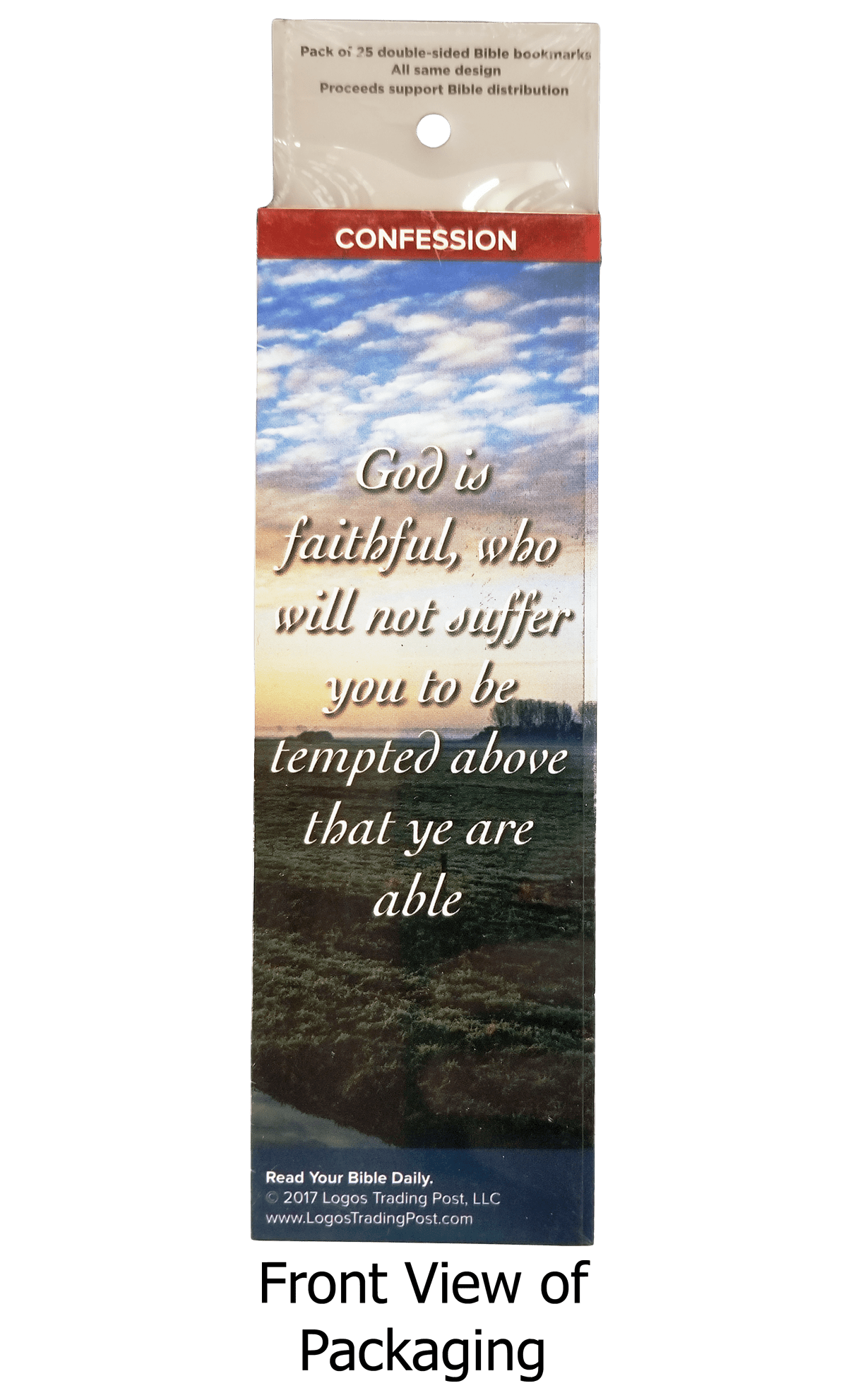 God is Faithful Bookmarks, Pack of 25 - Logos Trading Post, Christian Gift