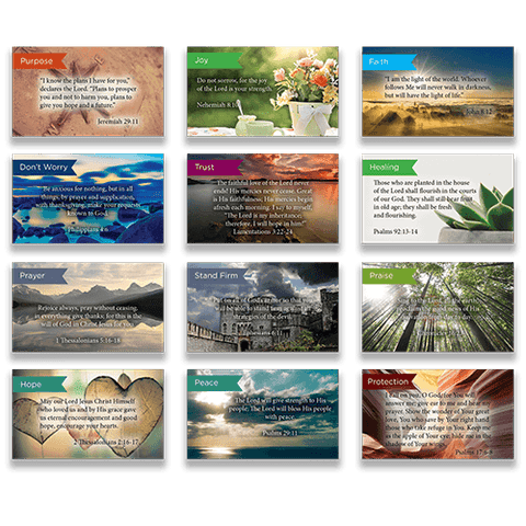 Pass Along Scripture Cards Variety Pack of 60 - Assortment 9