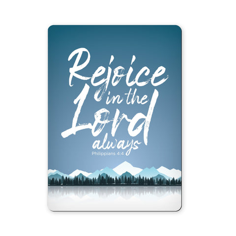 Rejoice in the Lord Always - Philippians 4:4 - Scripture Magnet