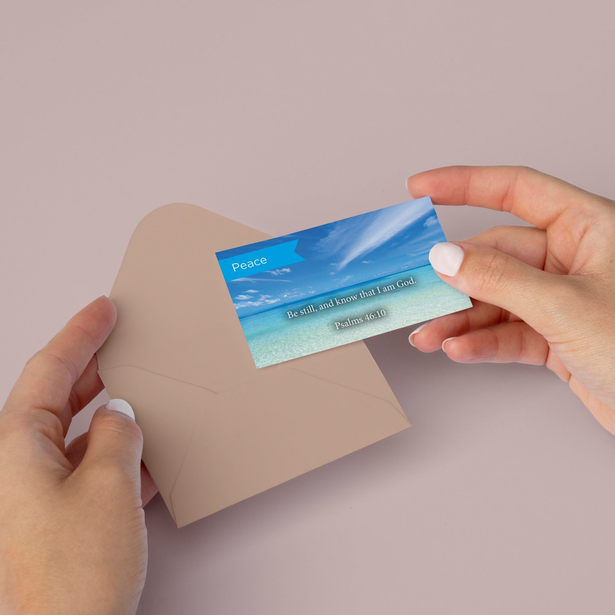 Pass Along Scripture Cards, Peace, Be Still, Psalms 46:10, Pack 25