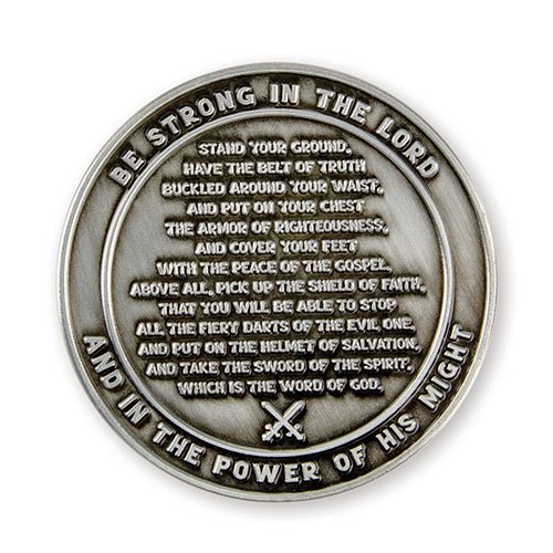 Kids Armor of God Set: Pack of 25 Bookmarks & Matching Challenge Coin