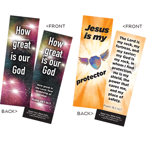 Children's Memory Verse Bookmarks, Variety Pack of 60 - Assortment 6