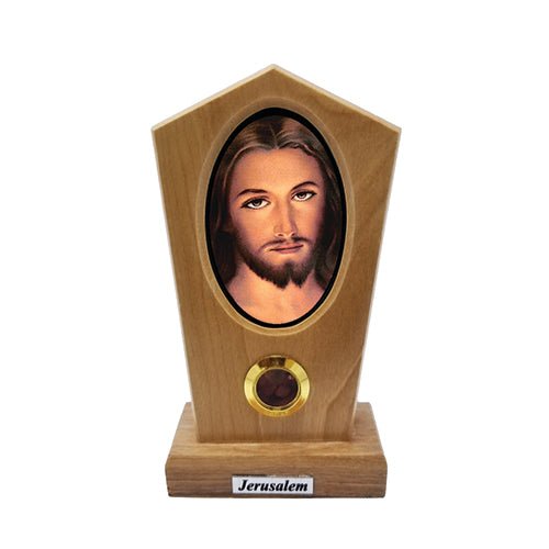 Divine Mercy of Jesus (Portrait) Olive Wood Icon Plaque