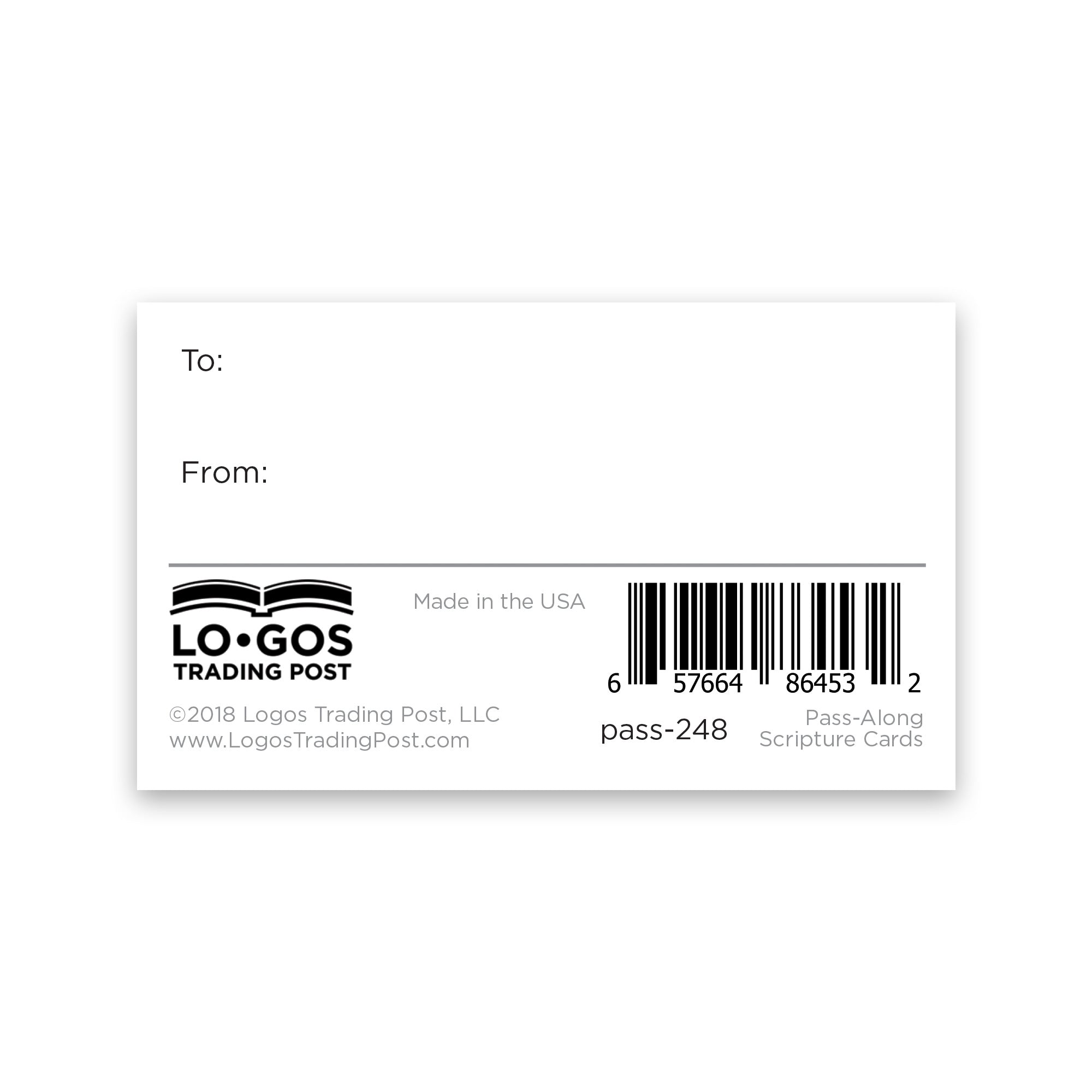 Pass Along Scripture Cards, Praise, Psalms 106:1, Pack 25