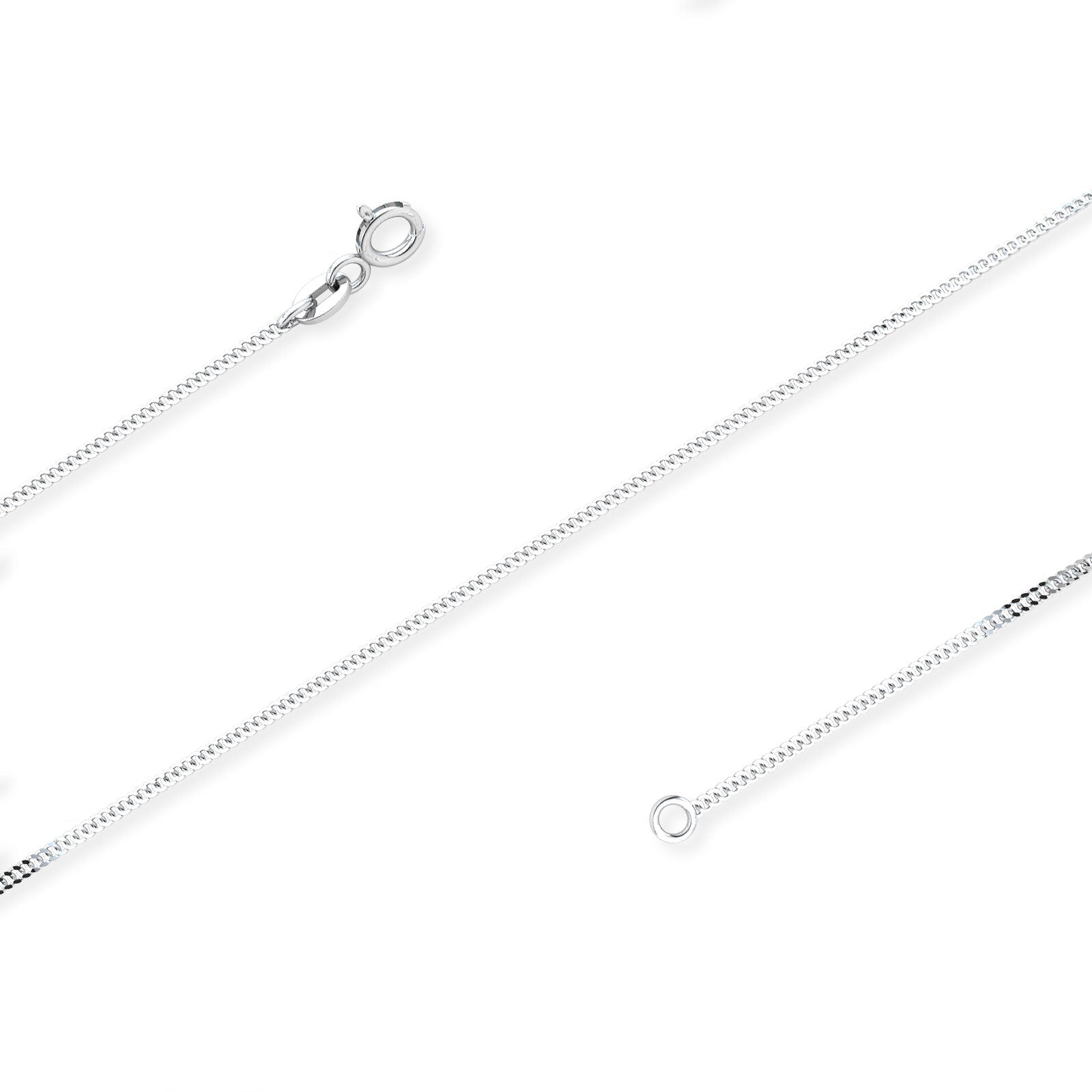 View of the chain and clasp for the Curb Chain