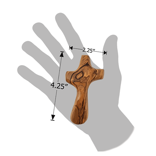 Large Deluxe Comfort Cross in Gift Box with Meditation Booklet