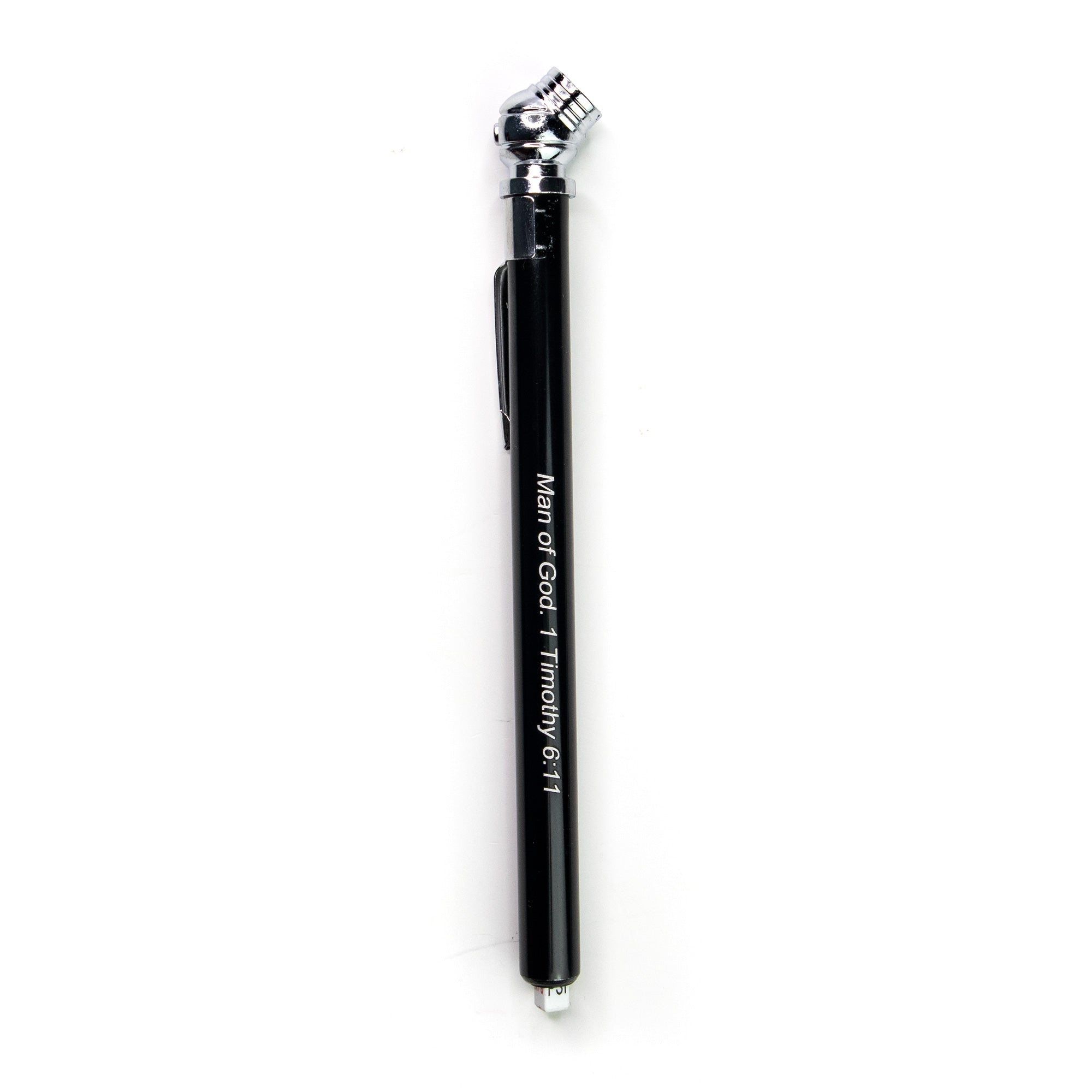 Man of God Tire Pressure Gauge with Bookmark - Black