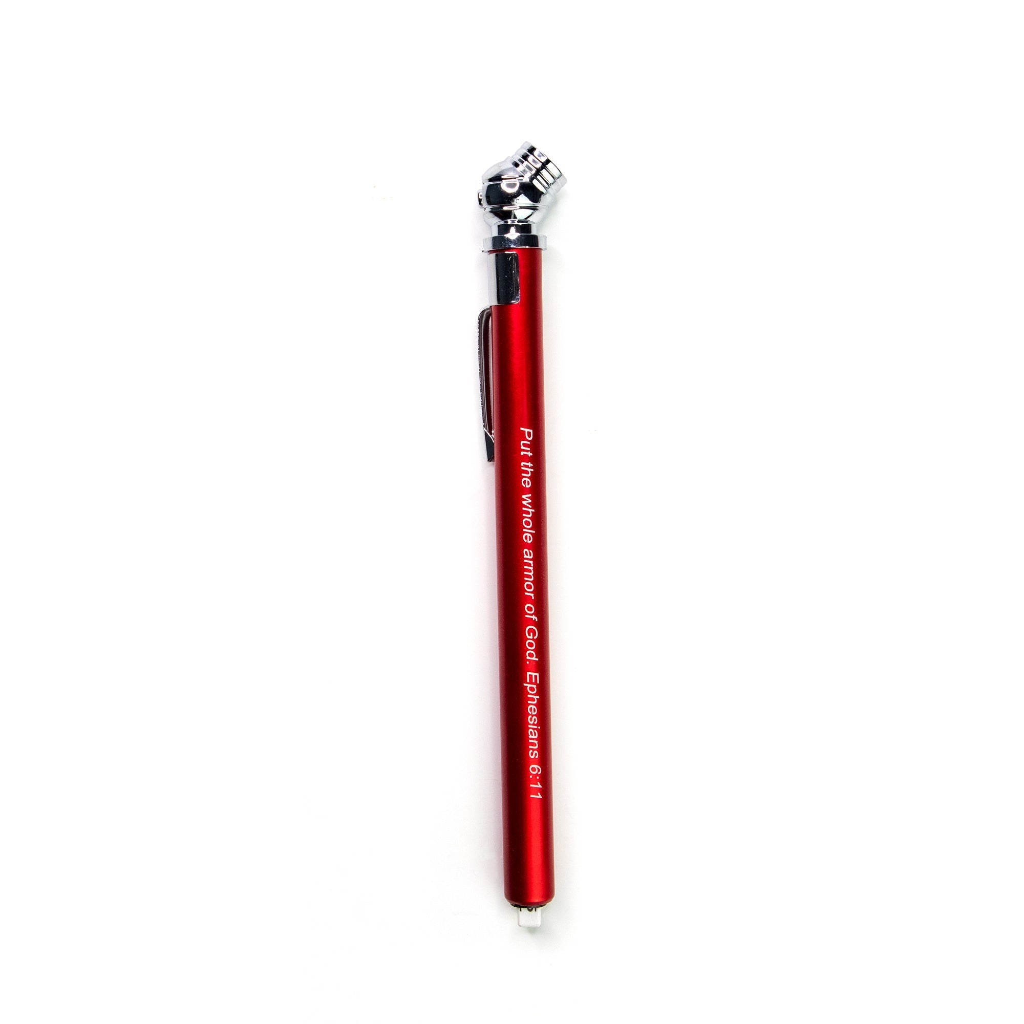 Armor of God Tire Pressure Gauge with Bookmark - Red