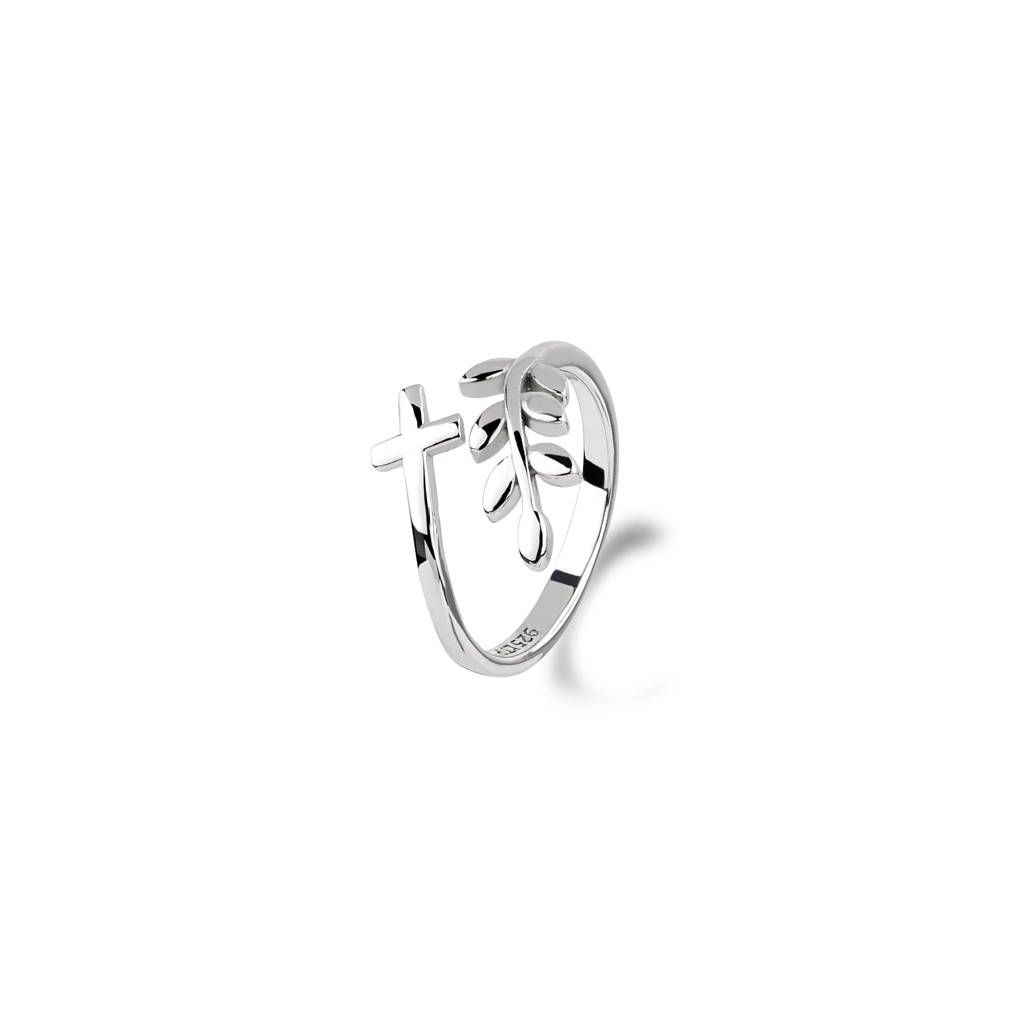 Olive Branch and  Simple Cross