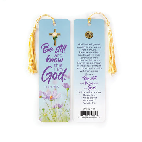 Be Still Bookmark with Pin – Psalm 46:10