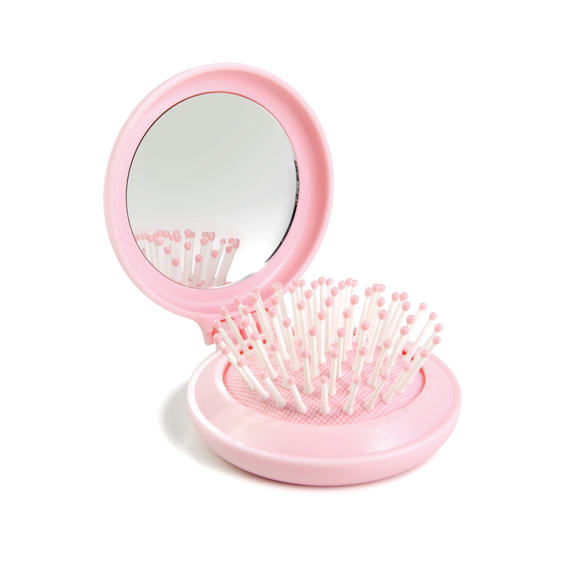 Travel Hairbrush Pink - Grace, John 1:16