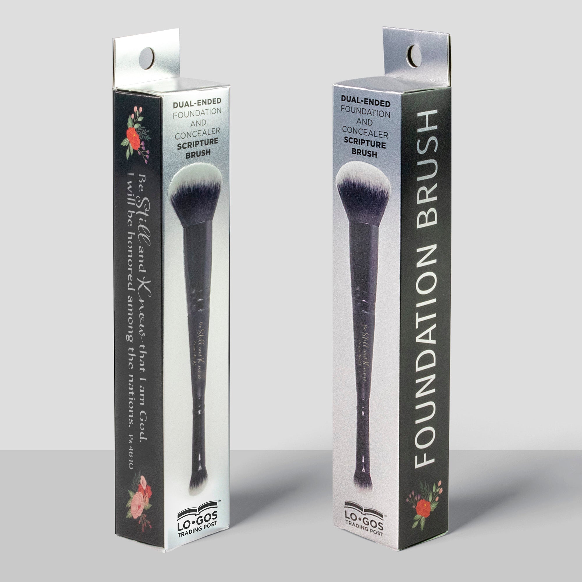 Dual Sided Makeup Brush - Be Still, Ps 46:10
