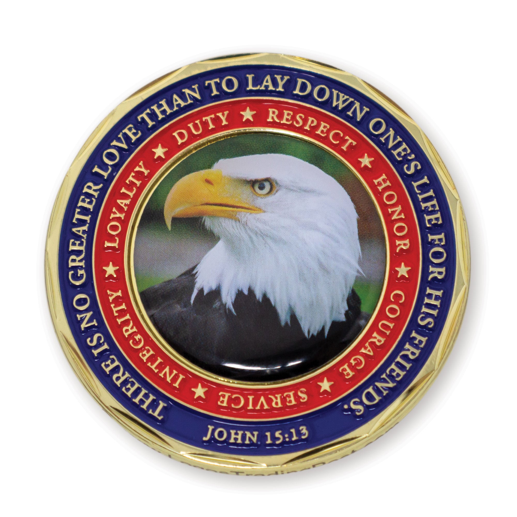 Thank You for Your Service Christian Coin - John 15:13