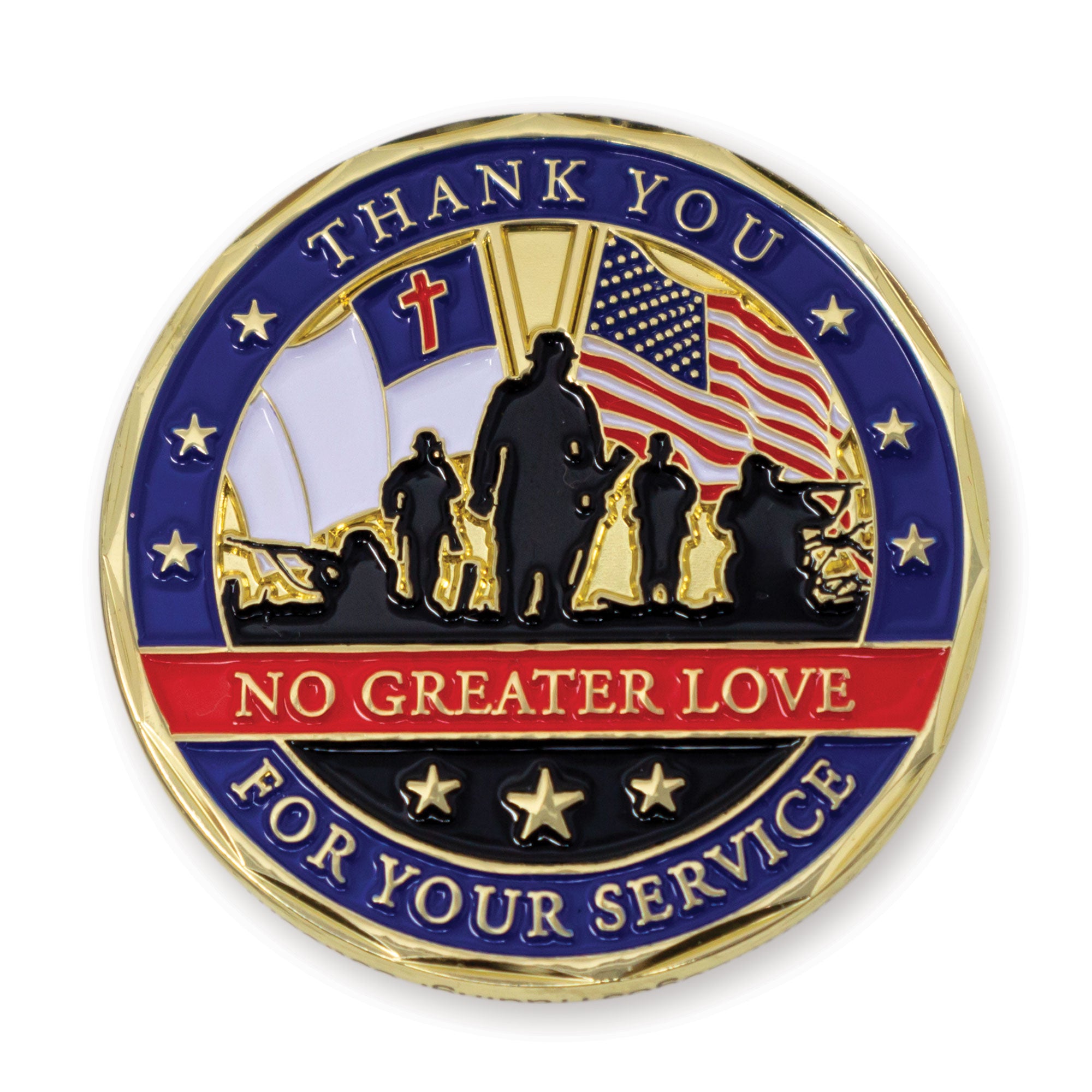 Thank You for Your Service Christian Coin - John 15:13