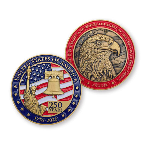 USA 250th Anniversary Challenge Coin