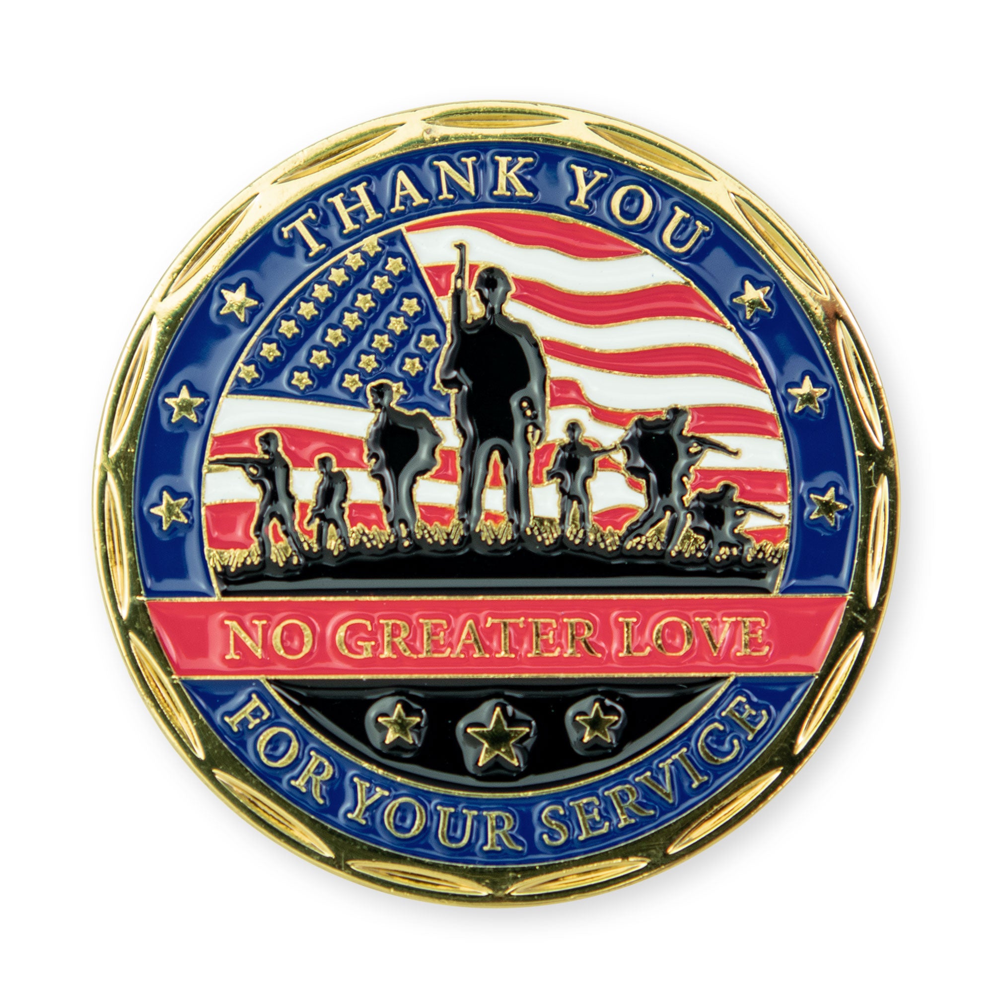 Thank You Veterans Christian Coin - John 15:13