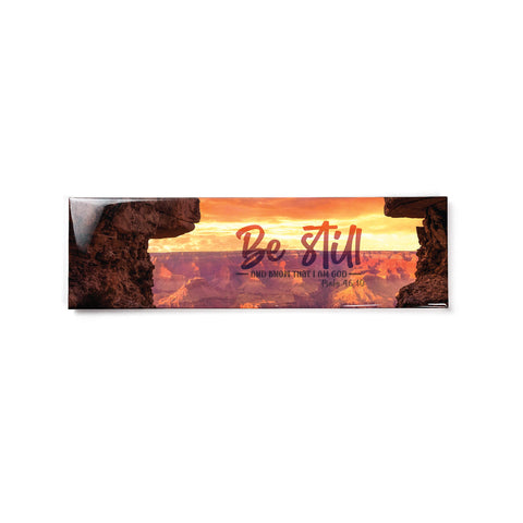 Canyon - Psalm 46:10 - Large Fridge Scripture Magnet