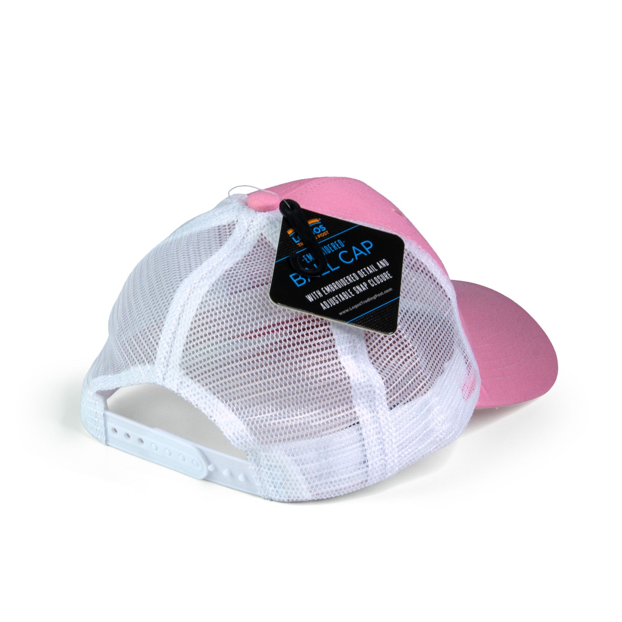 Ball Cap - Cross, John 3:16 - Pink and White