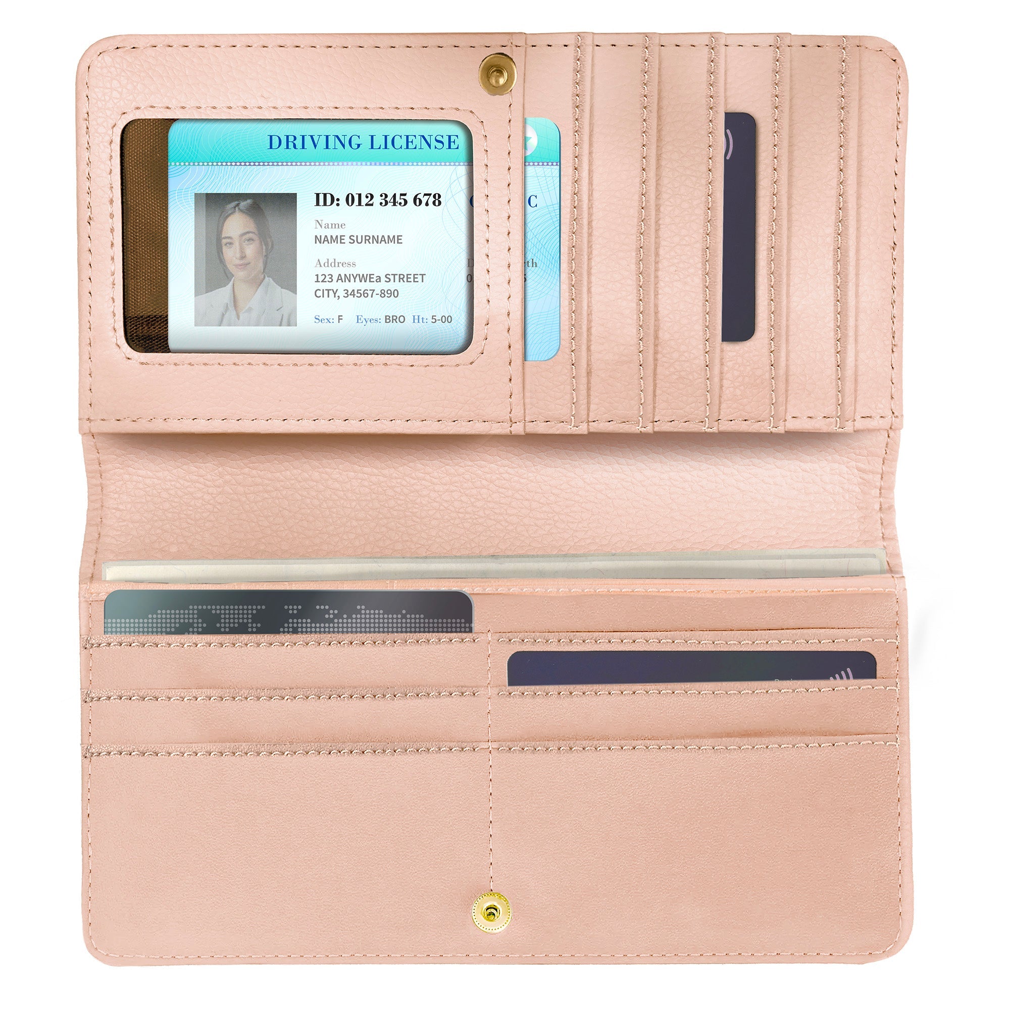 Logos Tap Slim Wallet - She is Strong, Proverbs 31:25
