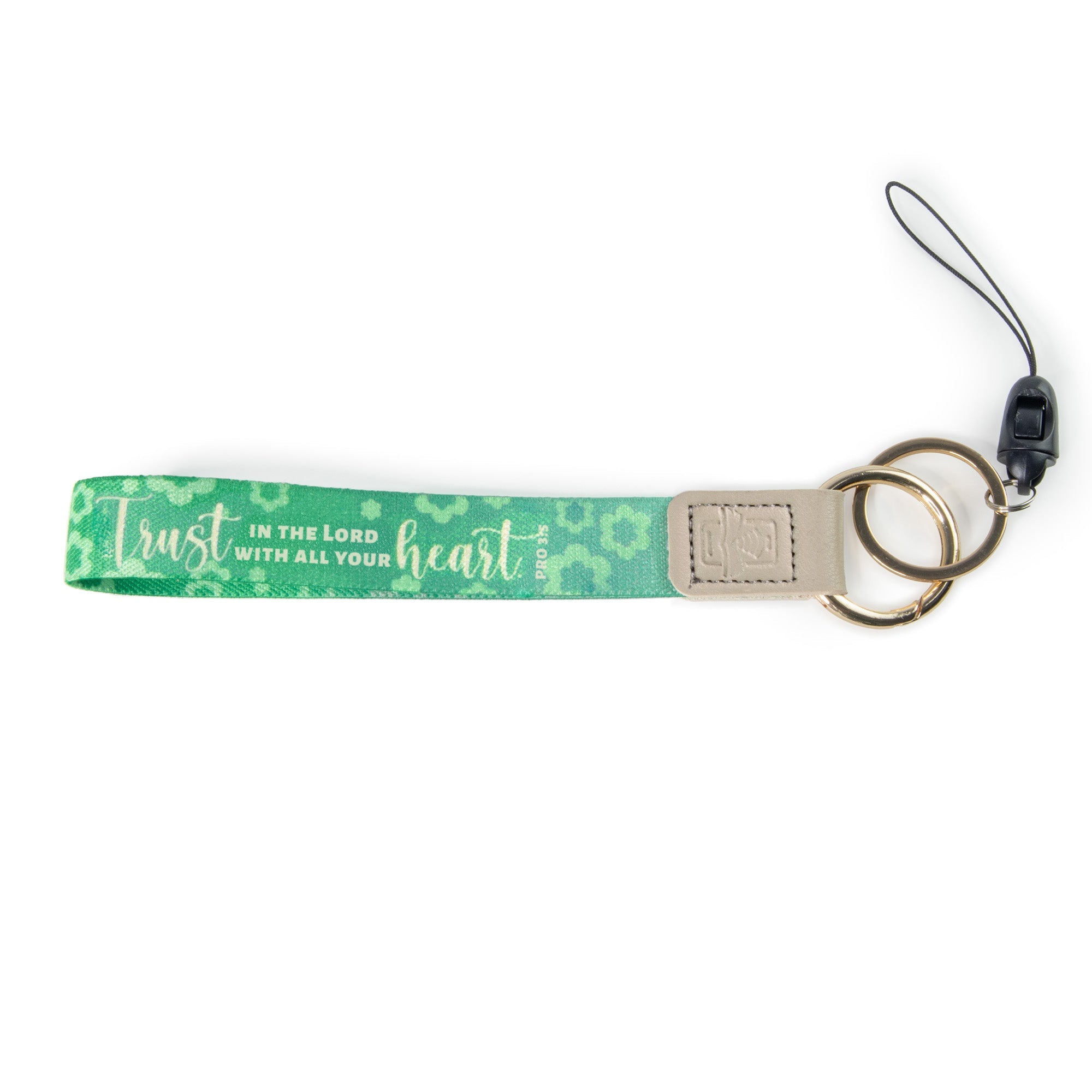 Logos Tap Wrist Lanyard Keychain - Trust, Pro 3:5