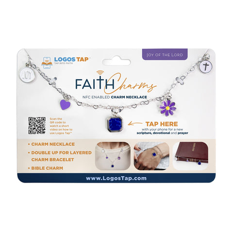 Logos Tap Faith Charms - Joy of the Lord