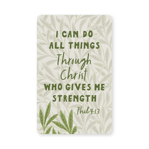 Logos Tap Wallet Card - I Can Do, Phil 4:13