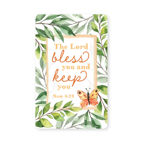 Logos Tap Wallet Card - Bless You, Num 6:24