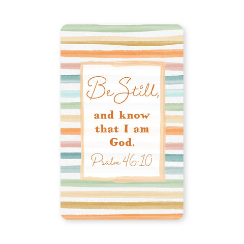 Logos Tap Wallet Card - Be Still, Psalm 46:10