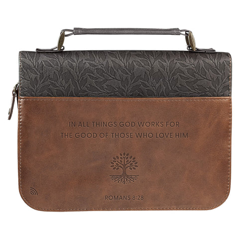 Logos Tap Bible Cover Medium - God Works, Romans 8:28