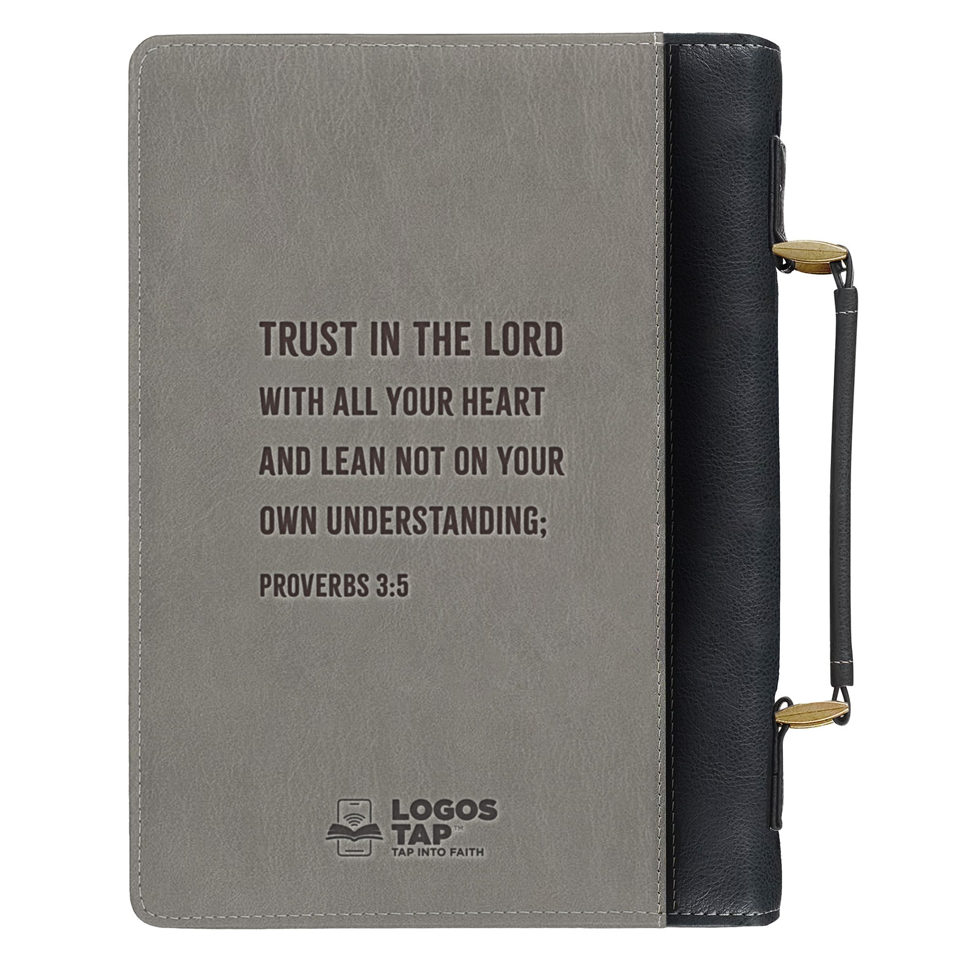 Logos Tap Bible Cover Medium - Trust in the Lord, Pro 3:5