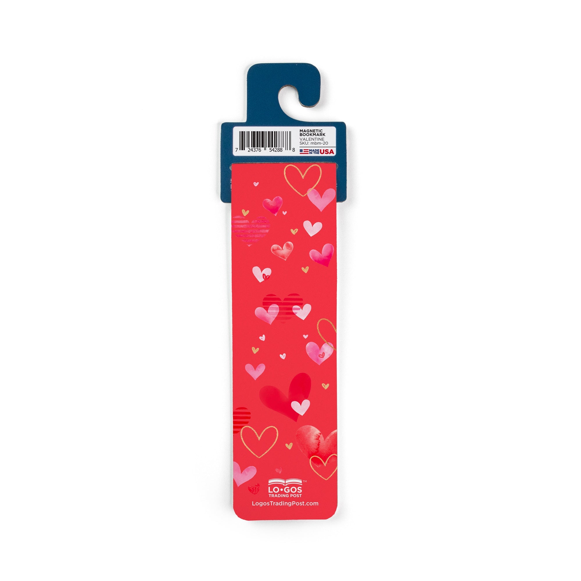 Page Snaps Long Magnetic Bookmark – Valentine, 1 Corinthians 13:8