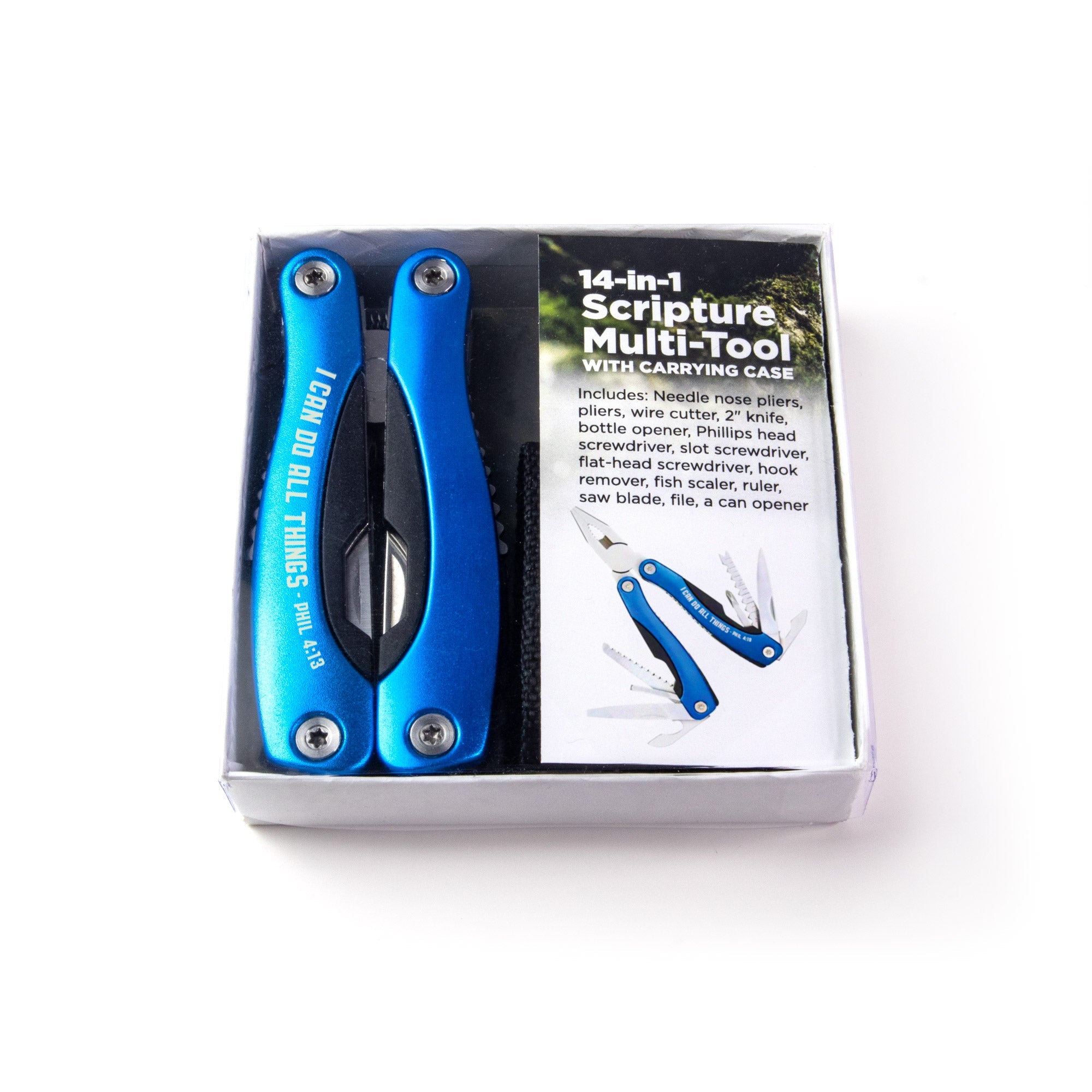 14-in-1 Scripture Multi-Tools - I Can Do All Things: Phil. 4:13