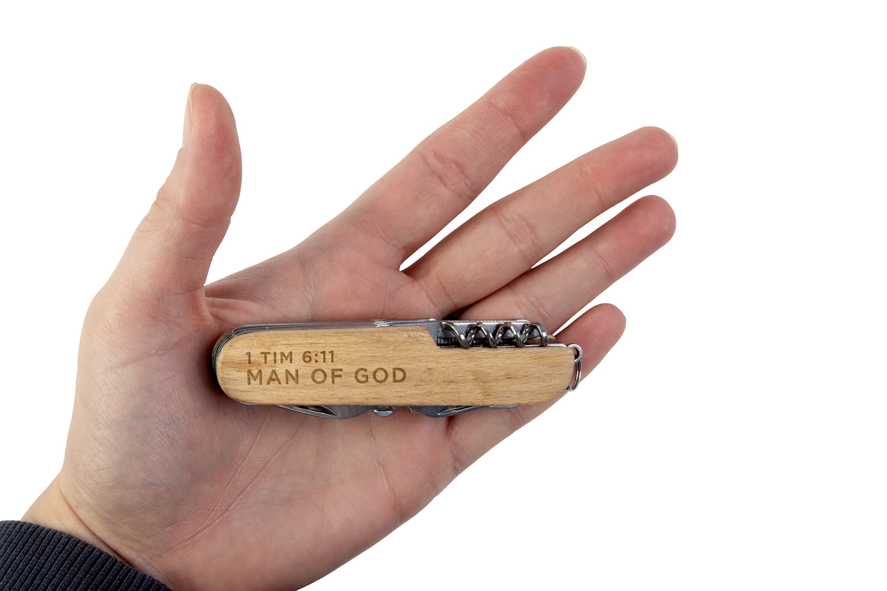 Pocket Knife Multi-Tool - Man of God, 1 Tim 6:11