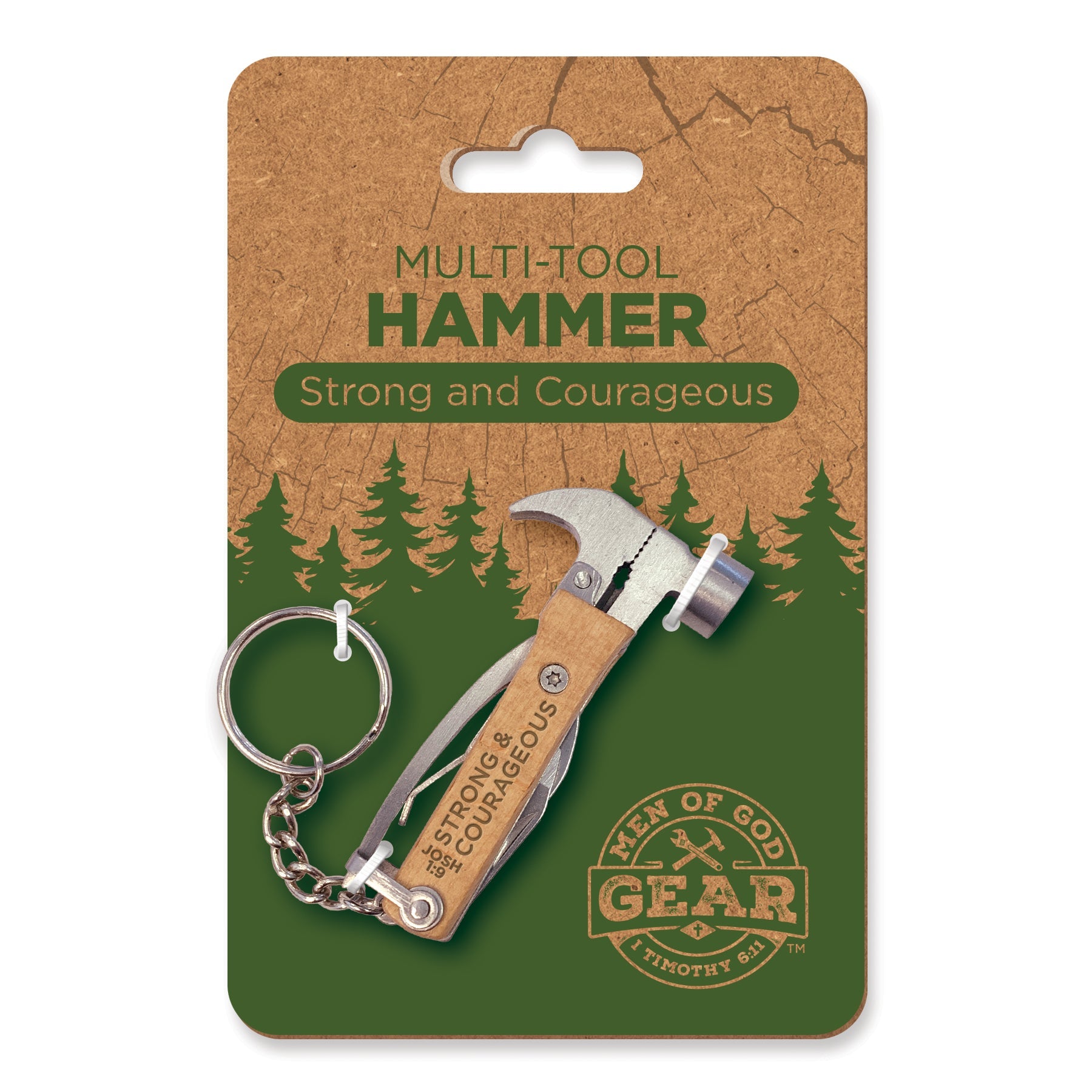 Hammer Multi-Tool - Strong and Courageous, Joshua 1:9