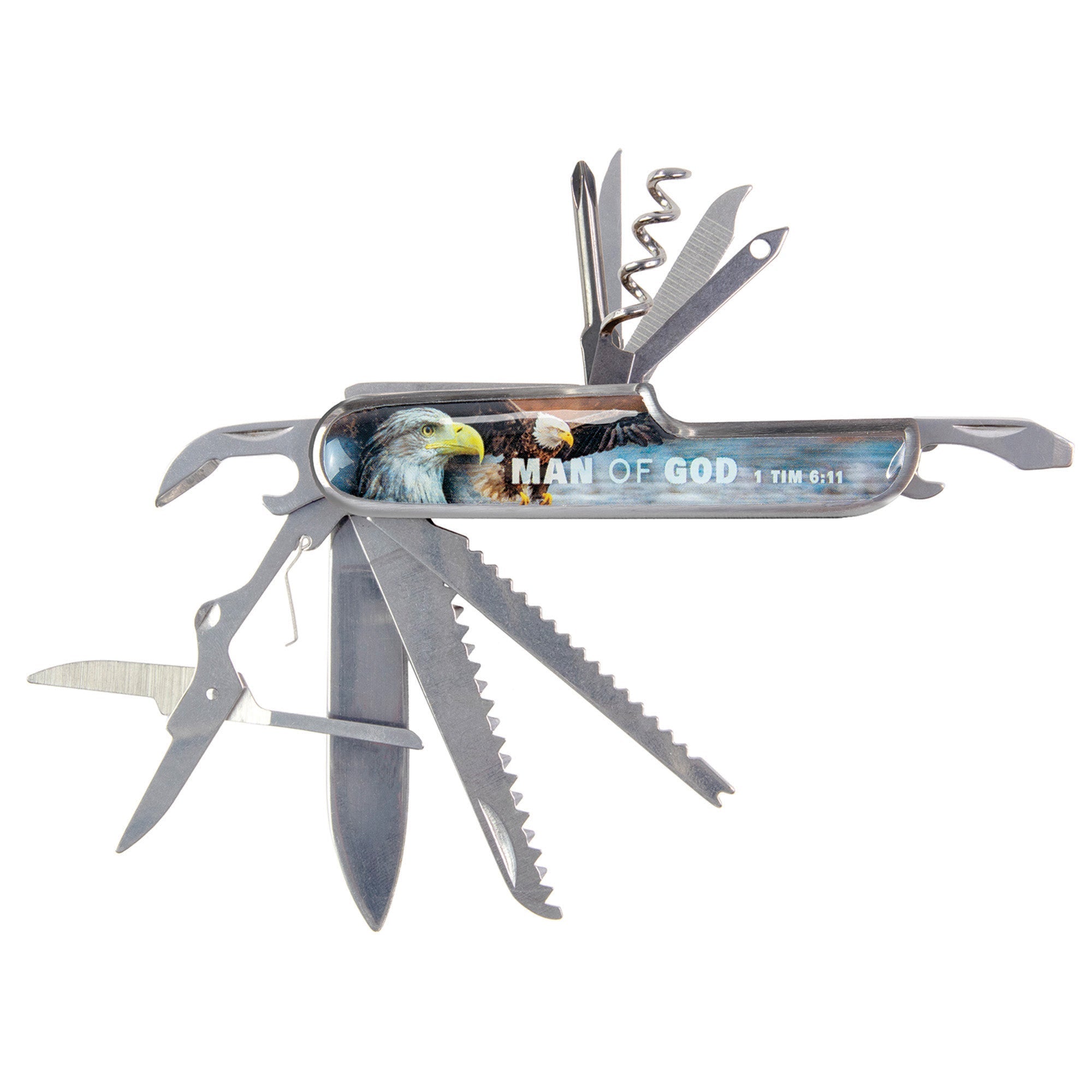 Pocket Knife Eagle - Man of God, 1 Tim 6:11