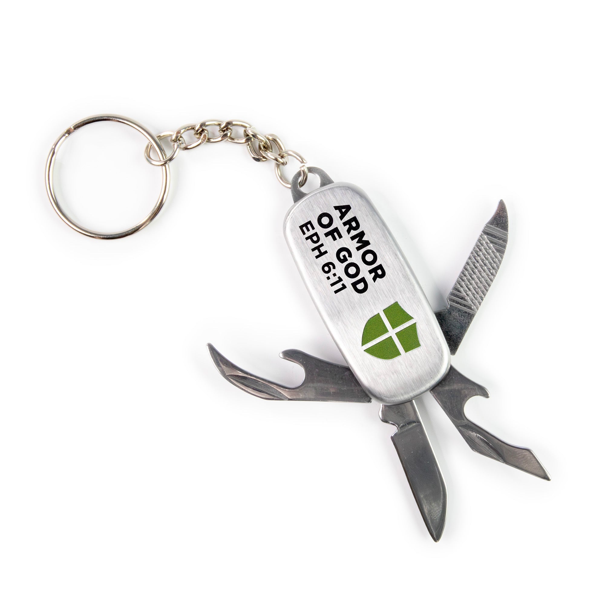 Mini Multi-Tool Shield - Armor of God, Eph 6:11