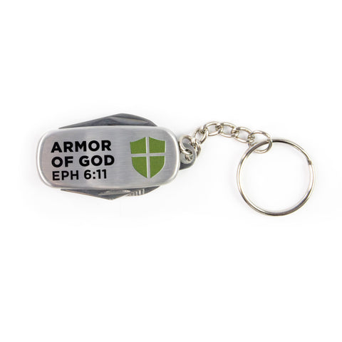 Mini Multi-Tool Shield - Armor of God, Eph 6:11